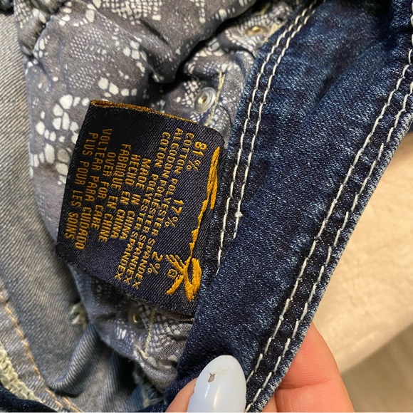 Seven 7 size 12 capri jeans - Picture 3 of 4